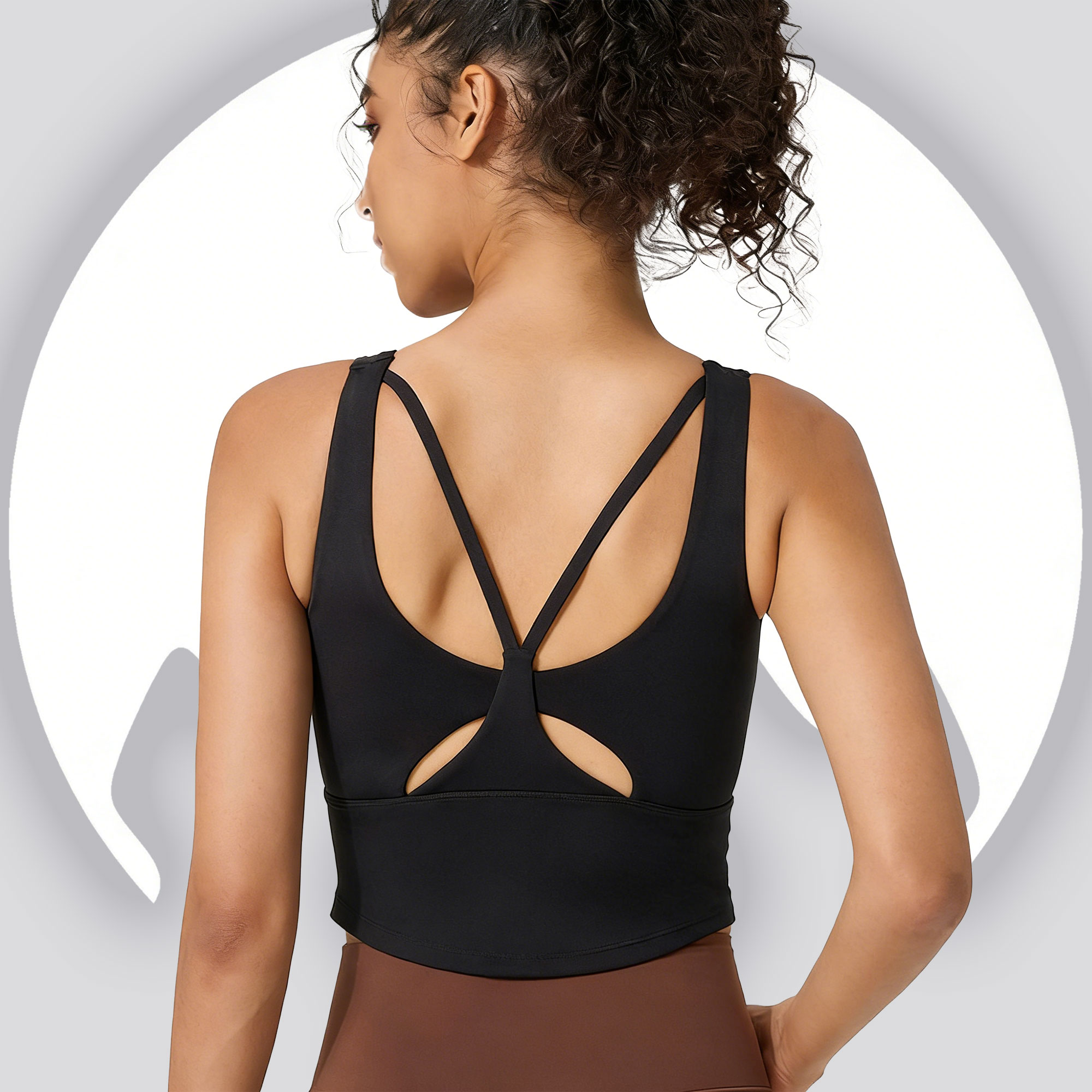 Sports Bra Racerback - Женский спортивный бюстгальтер для йоги с