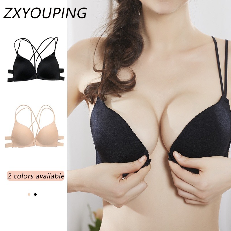 Цельный модный бюстгальтер пуш – обзор и цена Plunge Bra Push Up